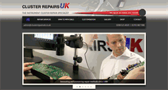 Desktop Screenshot of clusterrepairsuk.co.uk