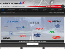 Tablet Screenshot of clusterrepairsuk.co.uk